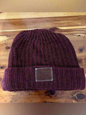 Love Your Melon Burgundy Knit Beanie